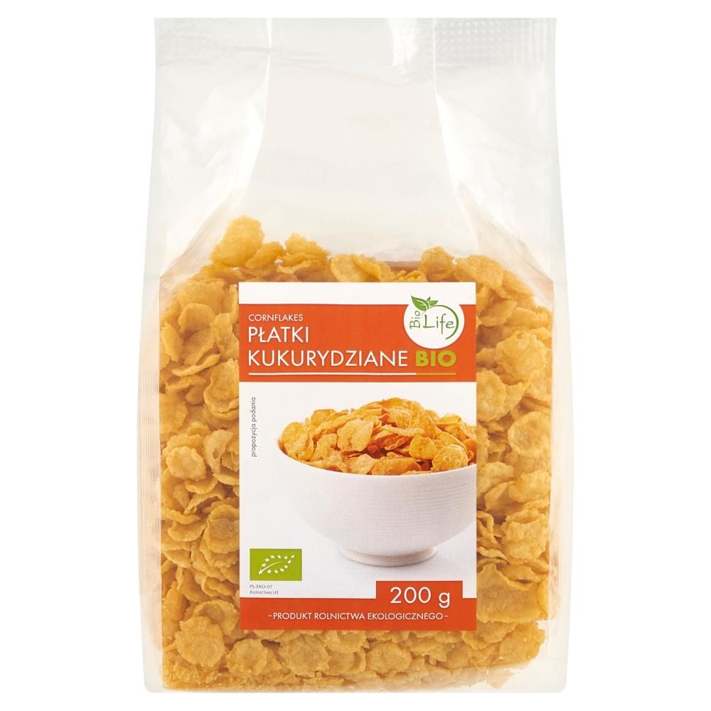 BioLife Płatki kukurydziane bio 200 g