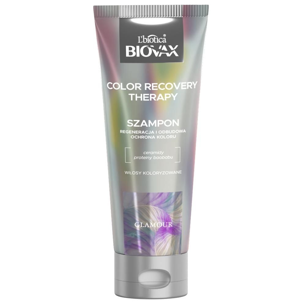 Biovax Recovery Color Therapy Intensywnie regenerujący szampon ochronny - włosy koloryzowane 200 ml