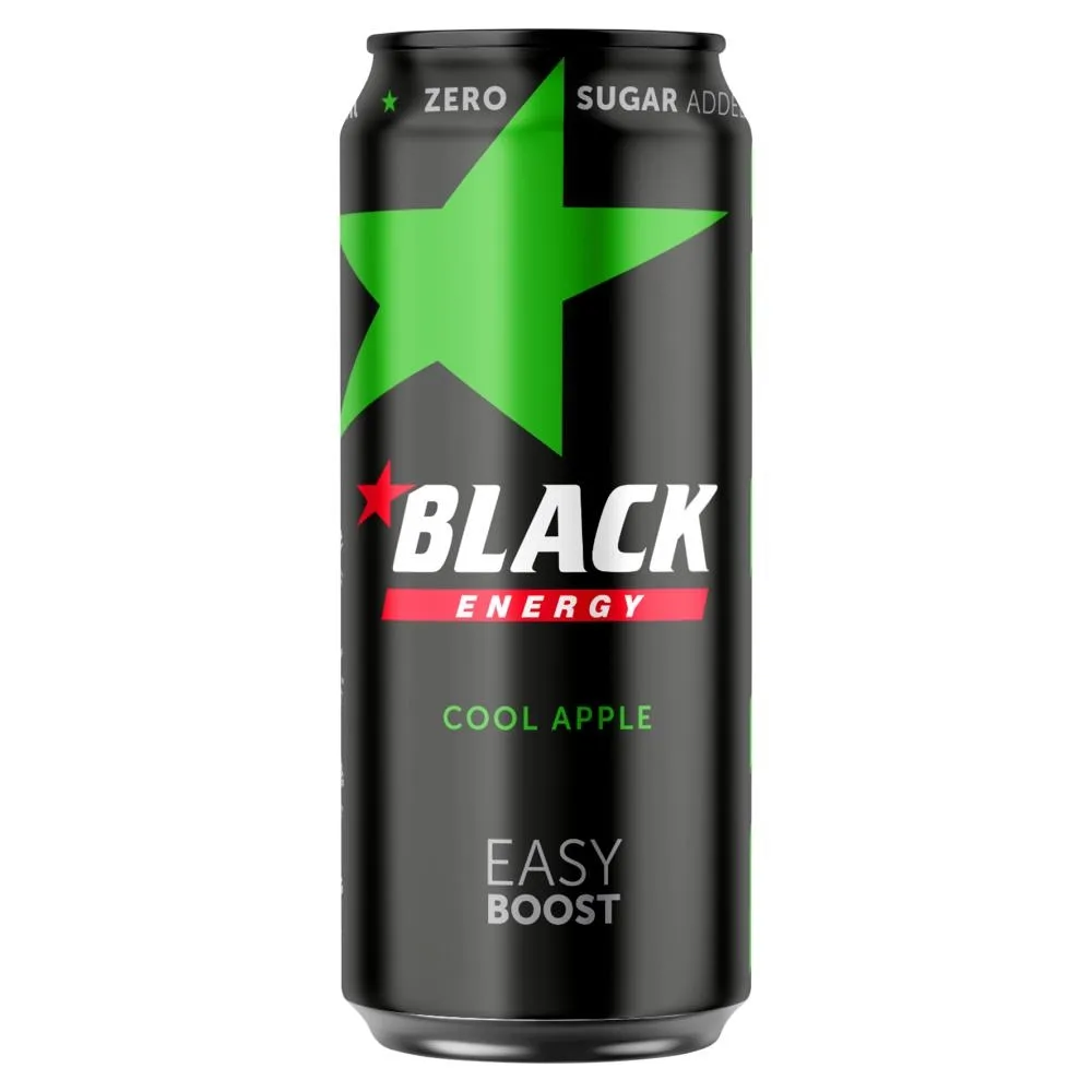 Black Energy Cool Apple Gazowany napój 500 ml