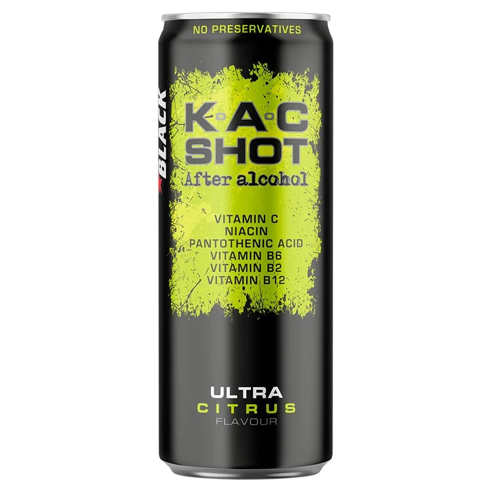 Black Kac Killer Ultra Citrus Gazowany napój energetyzujący o smaku cytrusowym 250 ml