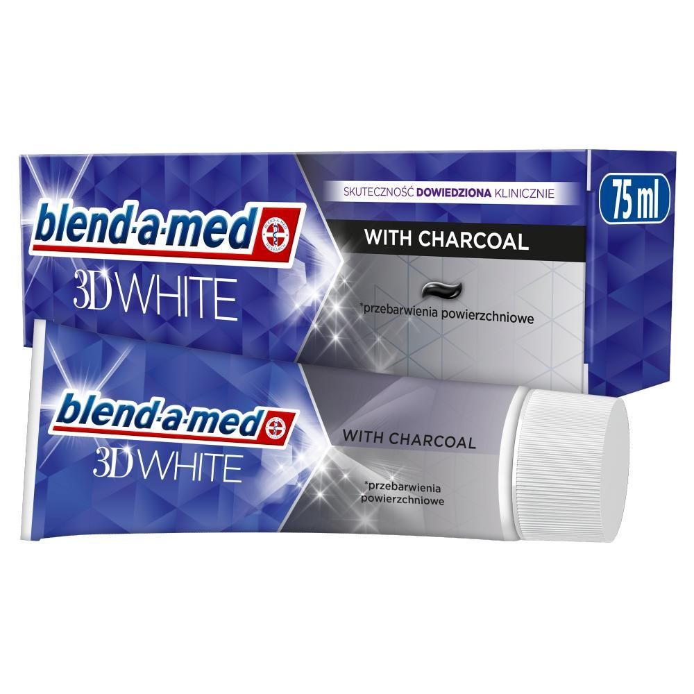 Blend-a-med 3D White Charcoal Pasta do zębów 75ml