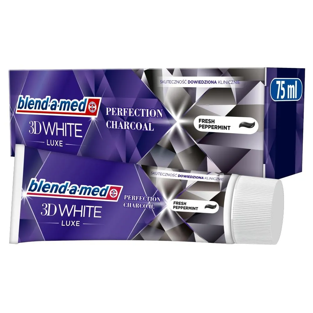 Blend-a-med 3DWhite Luxe Charcoal Pasta do zębów 75 ml