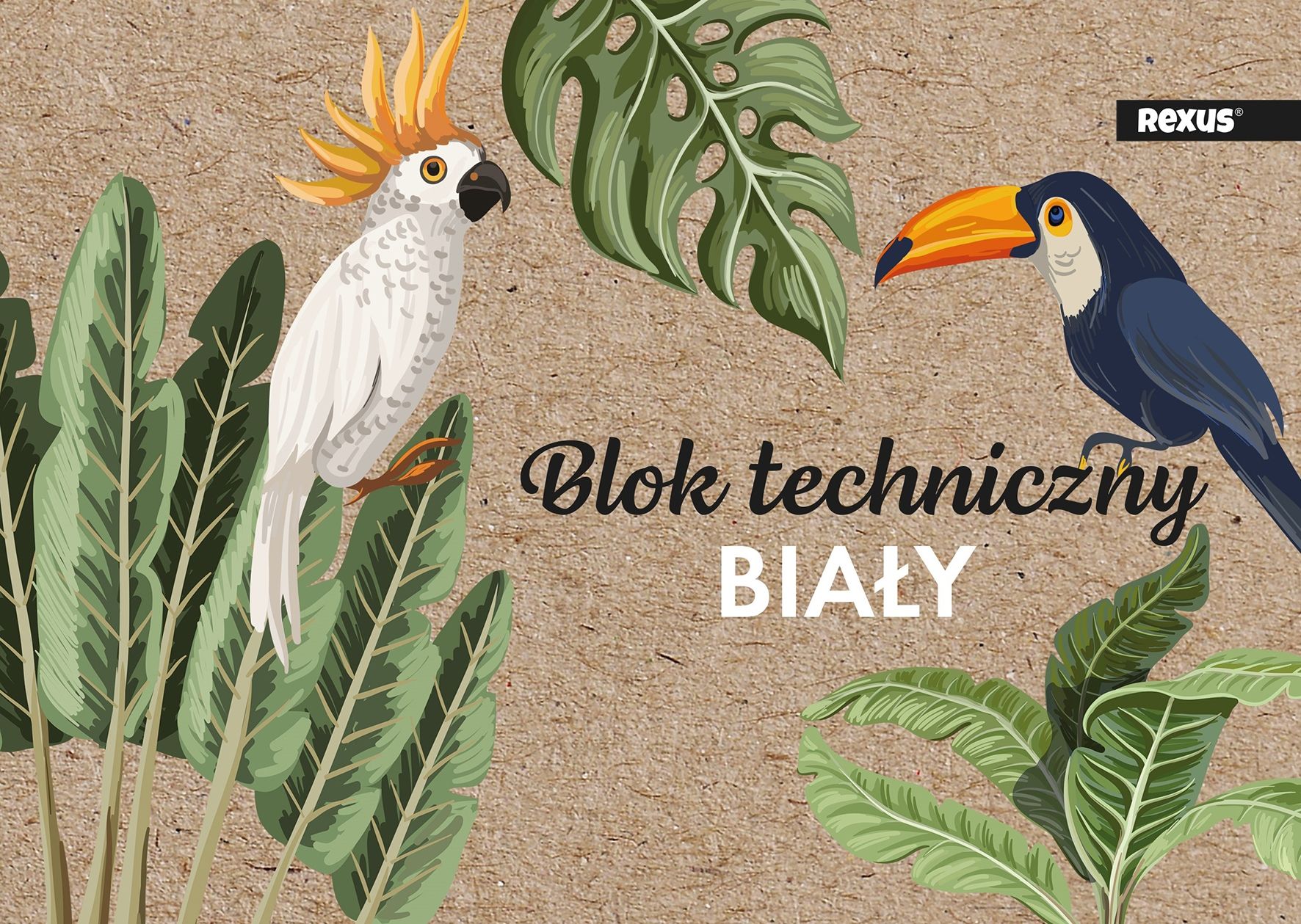 Blok Techniczny Biały A4/10k