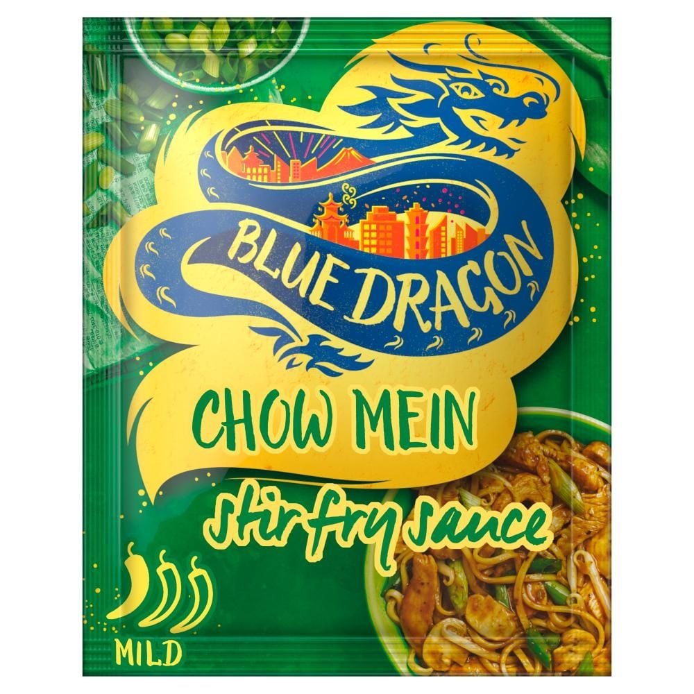 Blue Dragon Sos stir-fry w stylu chińskim z sosem sojowym cebulą czosnkiem imbirem i chilli 120 g