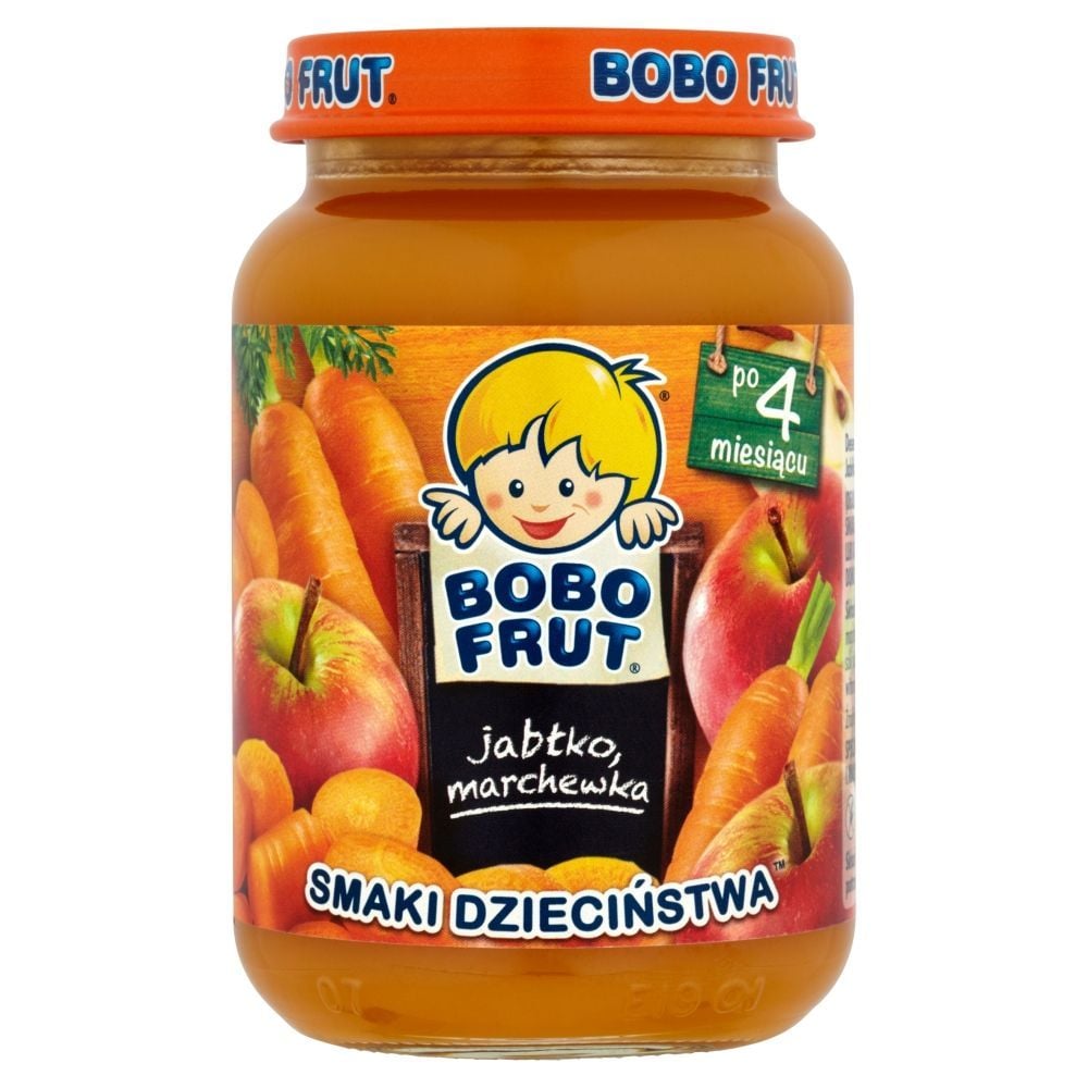 Bobo Frut Smaki Dzieciństwa Jabłko marchewka po 4 miesiącu 185 g