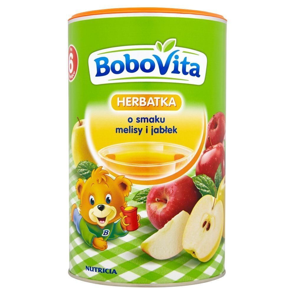 BoboVita Herbatka o smaku melisy i jabłek po 6 miesiącu 400 g