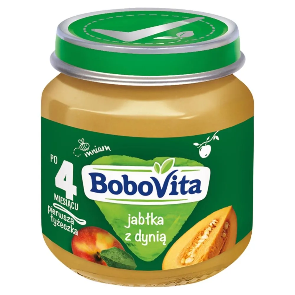 BoboVita Jabłka z dynią po 4 miesiącu 125 g