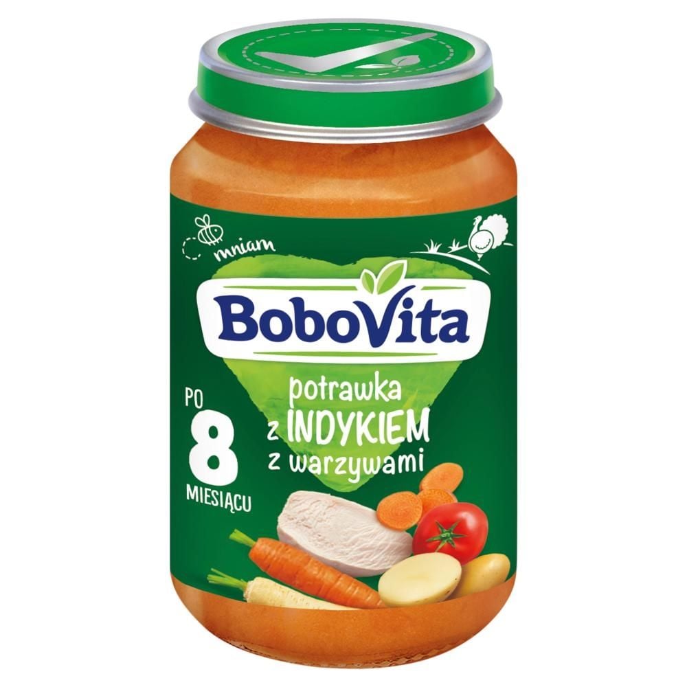 BoboVita Potrawka z indyka z warzywami po 8 miesiącu 190 g