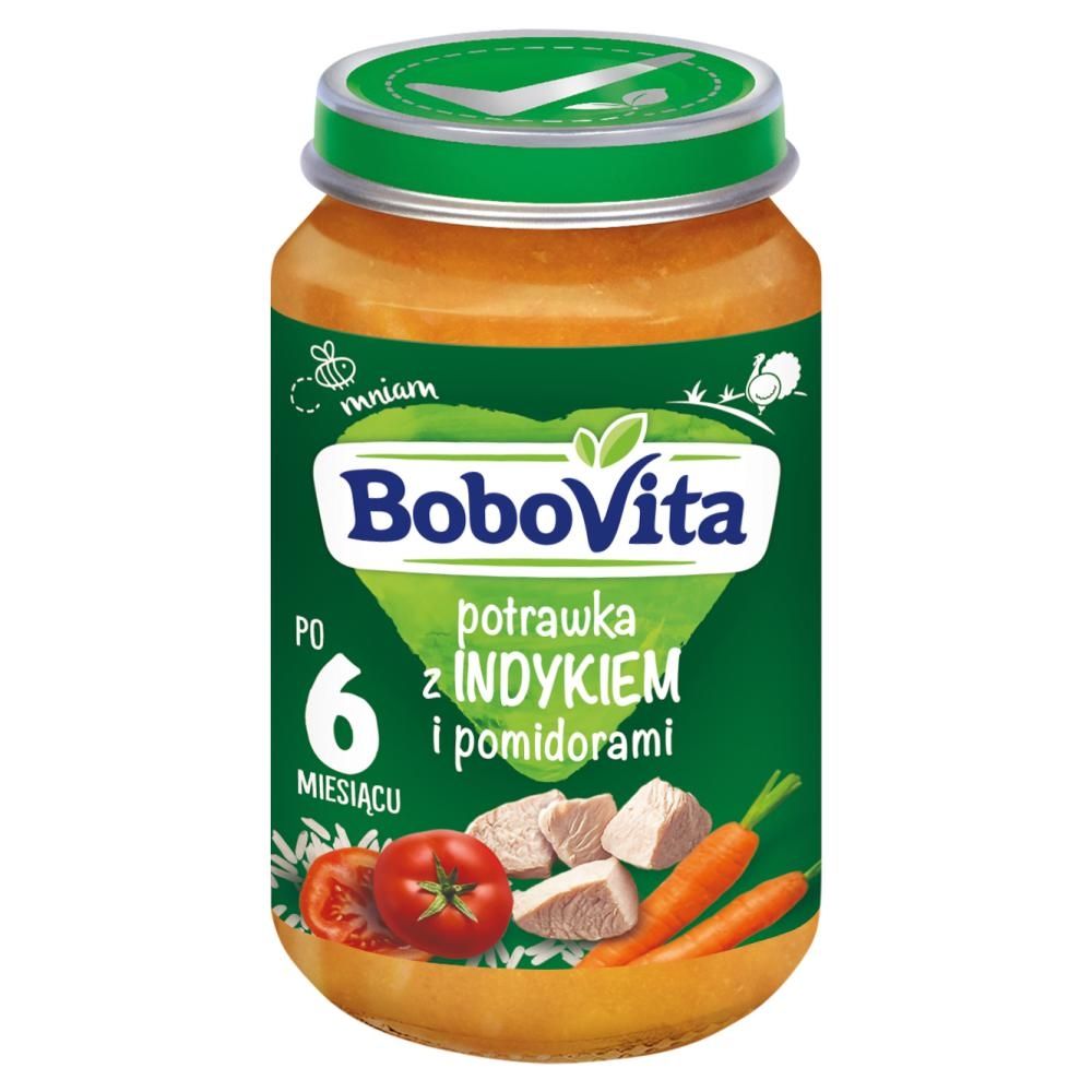 BoboVita Potrawka z indykiem i pomidorami po 6 miesiącu 190 g