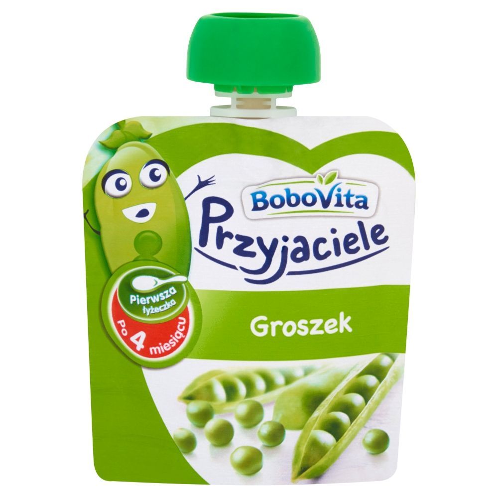 BoboVita Przyjaciele Groszek po 4 miesiącu 50 g