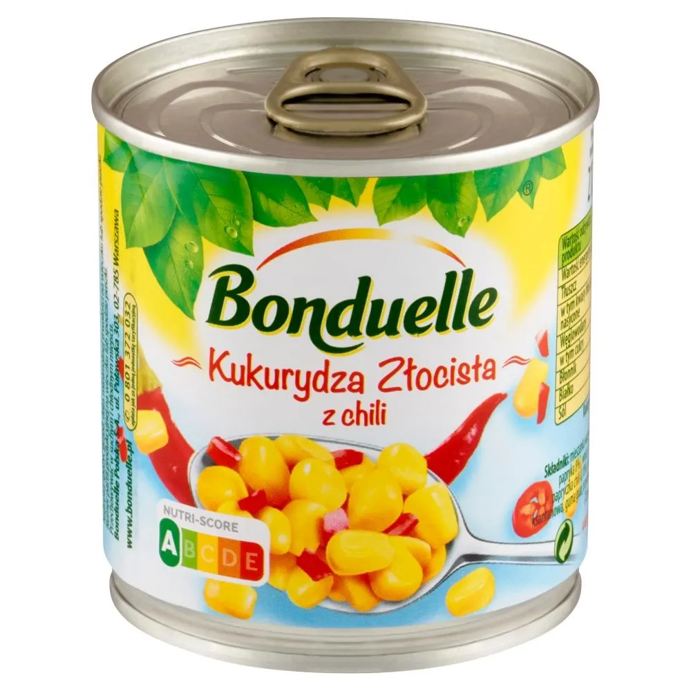 Bonduelle Kukurydza Złocista z chili 165 g