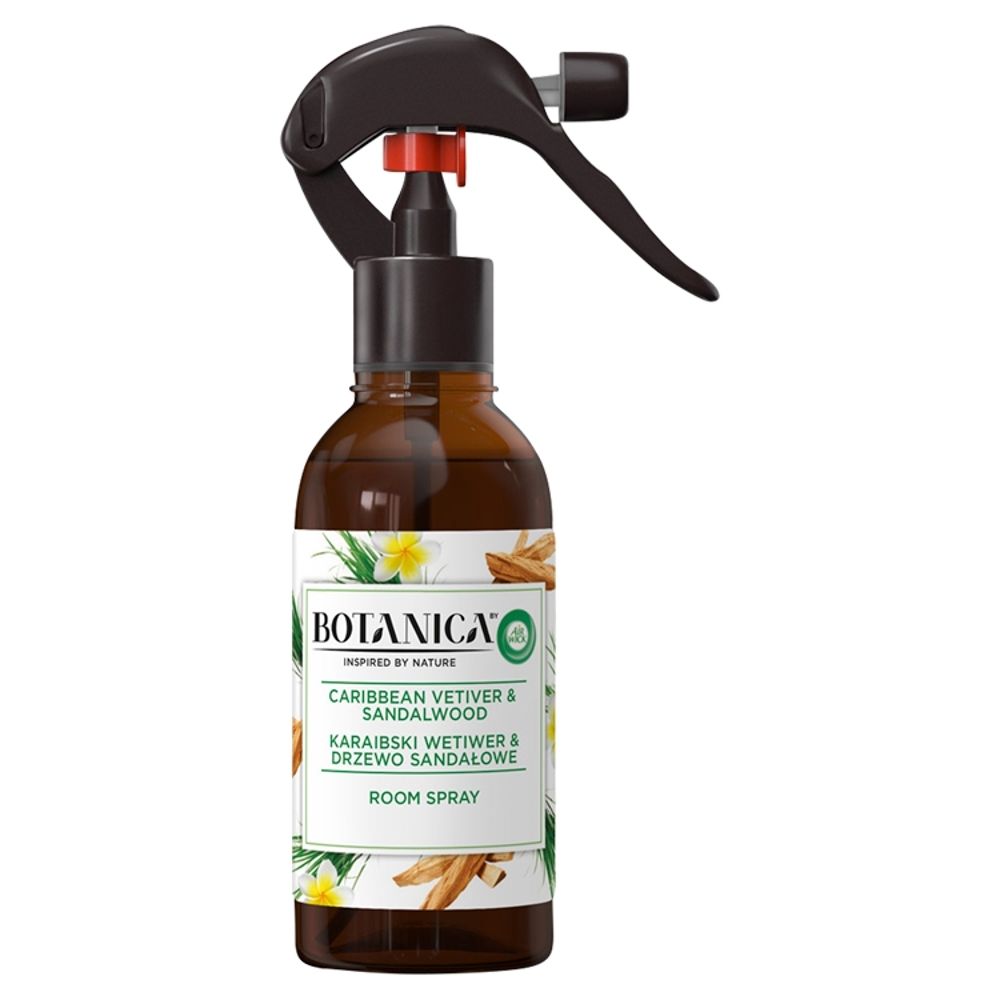 Botanica by Air Wick Odświeżacz powietrza karaibski wetiwer & drzewo sandałowe 236 ml