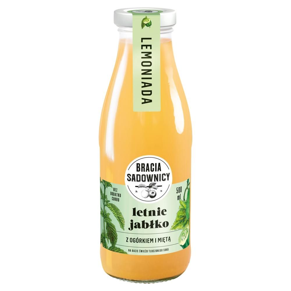 Bracia Sadownicy Lemoniada letnie jabłko z ogórkiem i miętą 500 ml