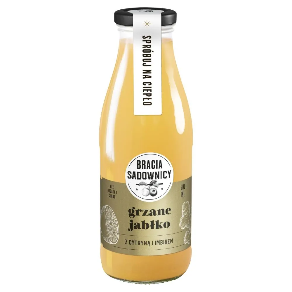 Bracia Sadownicy Napój grzane jabłko z cytryną i imbirem 500 ml