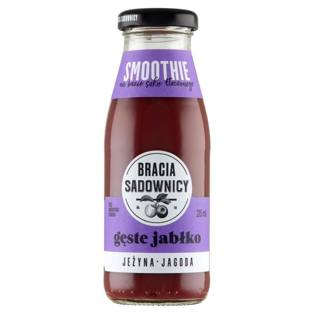 Bracia Sadownicy Smoothie gęste jabłko jeżyna jagoda 215 ml