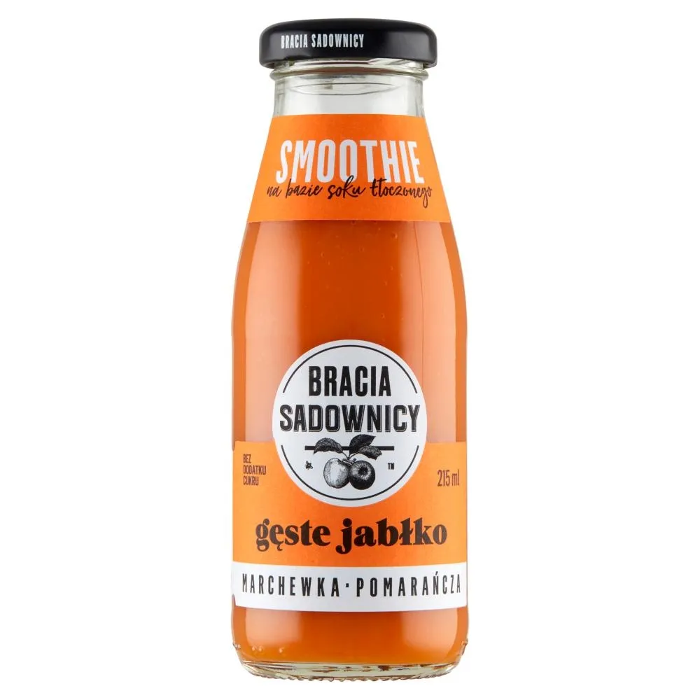 Bracia Sadownicy Smoothie gęste jabłko marchewka pomarańcza 215 ml