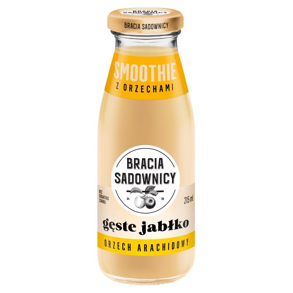 Bracia Sadownicy Smoothie z orzechami gęste jabłko orzech arachidowy 215 ml