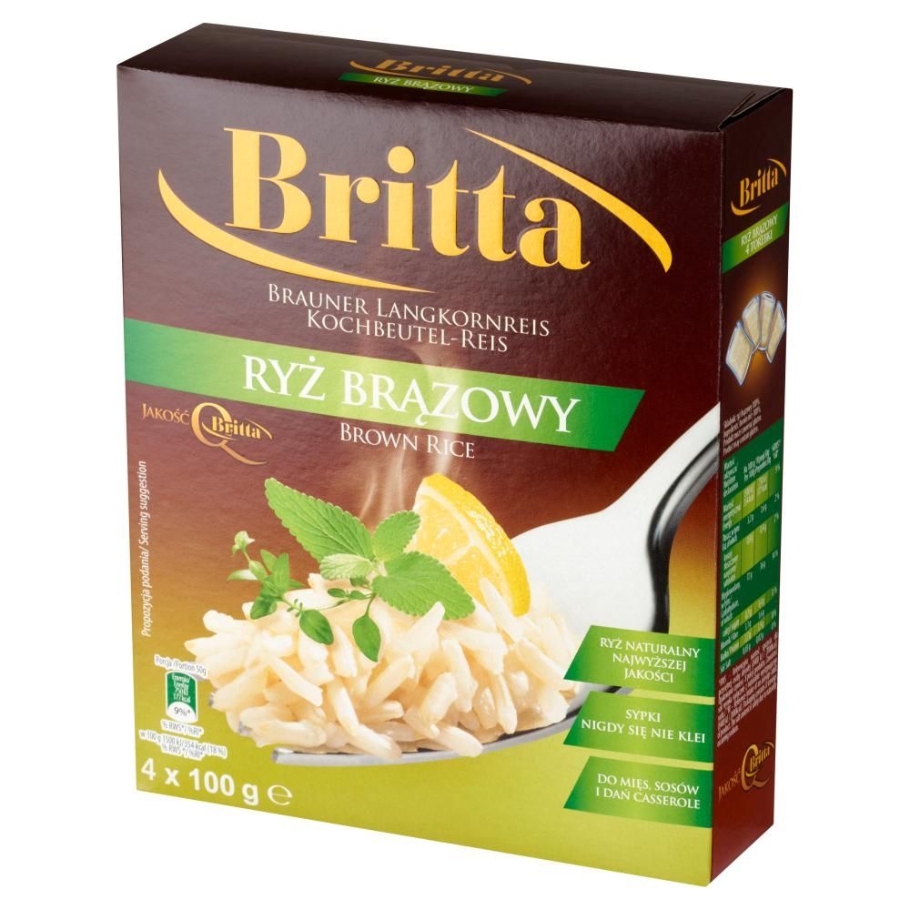 Britta Ryż brązowy 400 g (4 x 100 g)