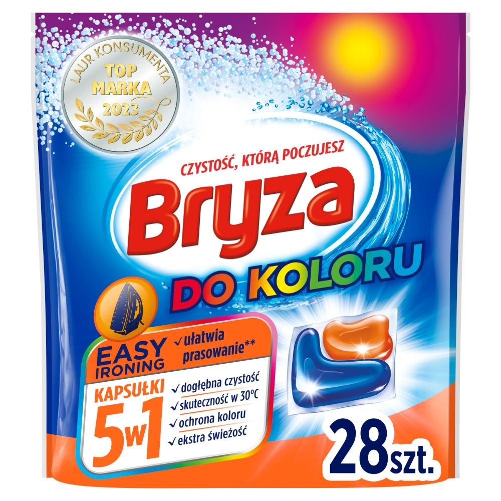 Bryza Easy Ironing 5w1 Kapsułki do prania do koloru 560 g (28 prań)