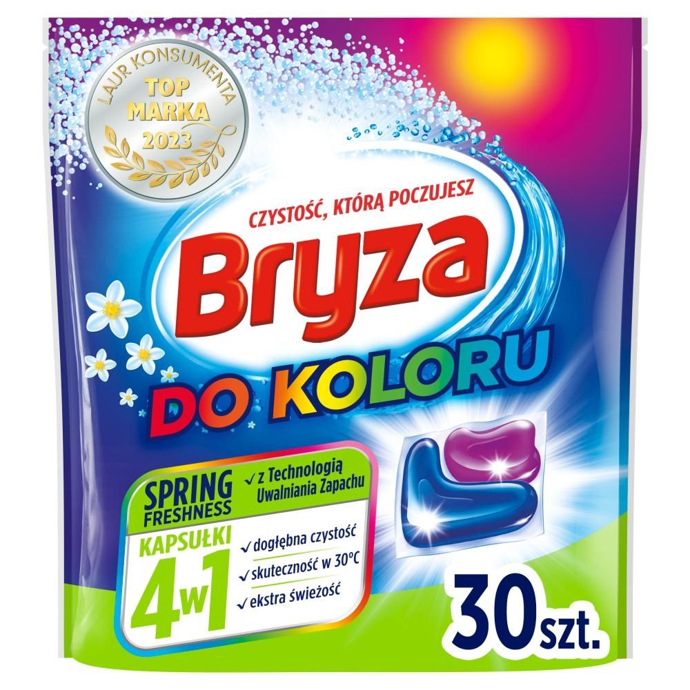 Bryza Spring Freshness 4w1 Kapsułki do prania do koloru 600 g (30 prań)