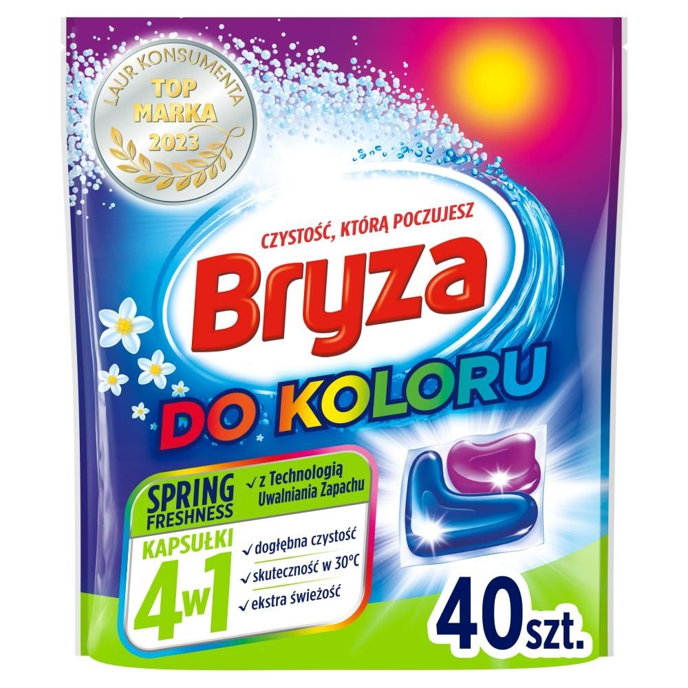 Bryza Spring Freshness 4w1 Kapsułki do prania do koloru 800 g (40 prań)