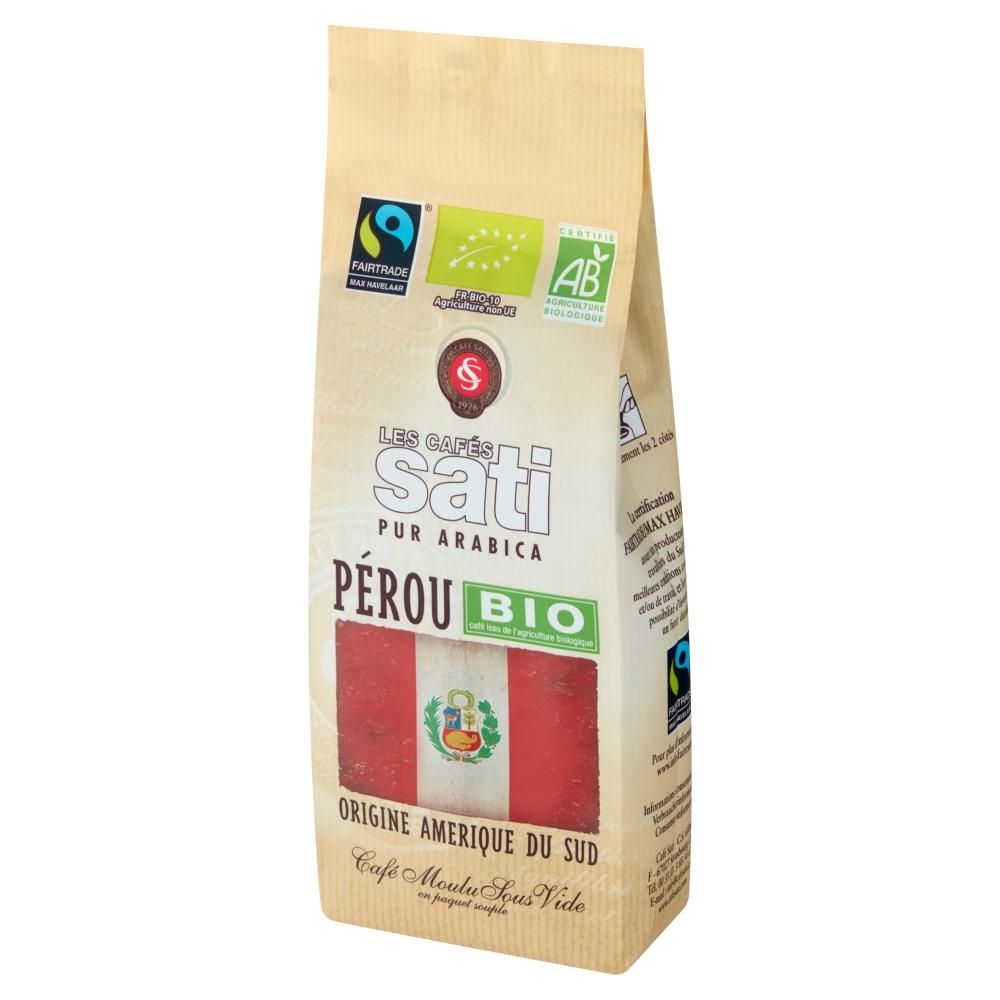 Cafe Sati Peru Bio Kawa palona mielona arabika 250 g