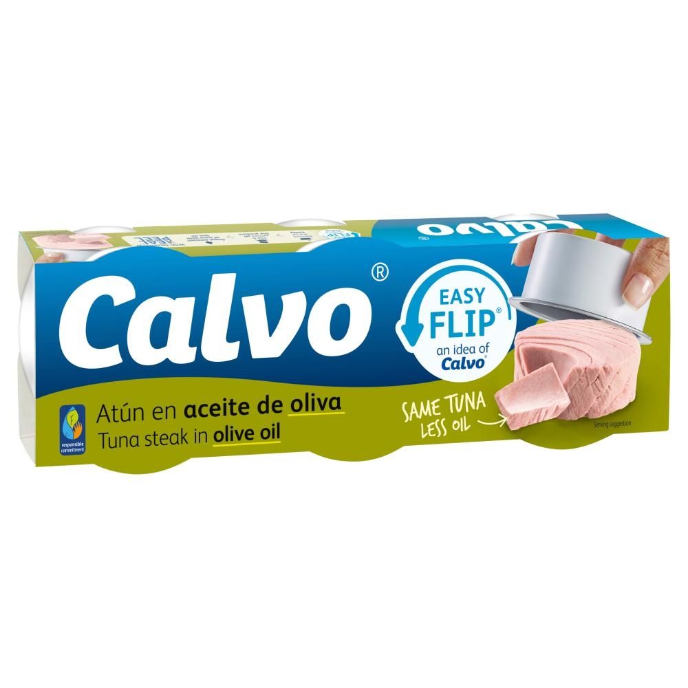 Calvo Tuńczyk w oliwie z oliwek 3 x 65 g