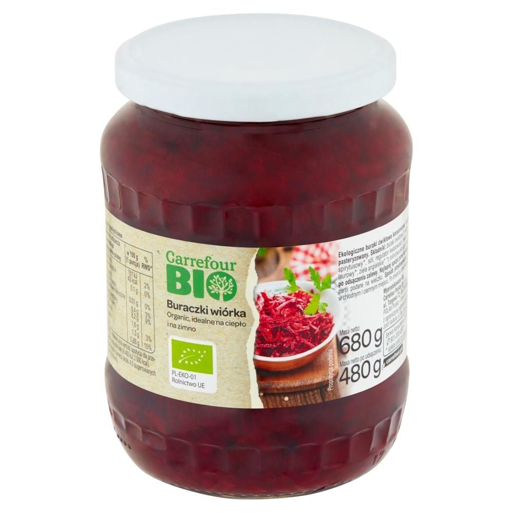 Carrefour Bio Buraczki wiórka 680 g