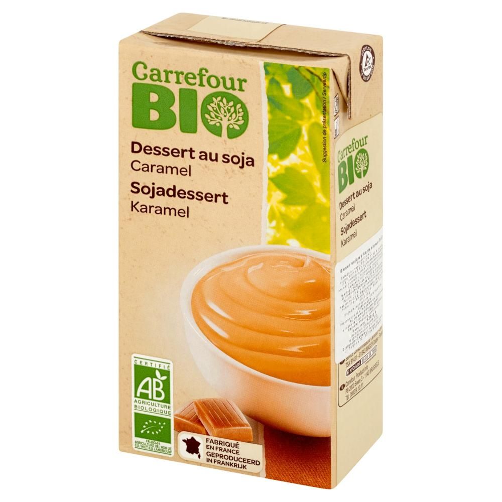 Carrefour Bio Deser sojowy karmelowy 530 g