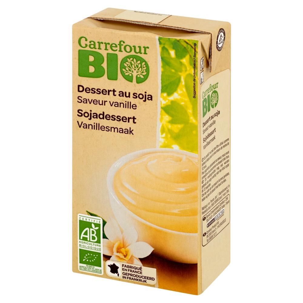 Carrefour Bio Deser sojowy waniliowy 530 g