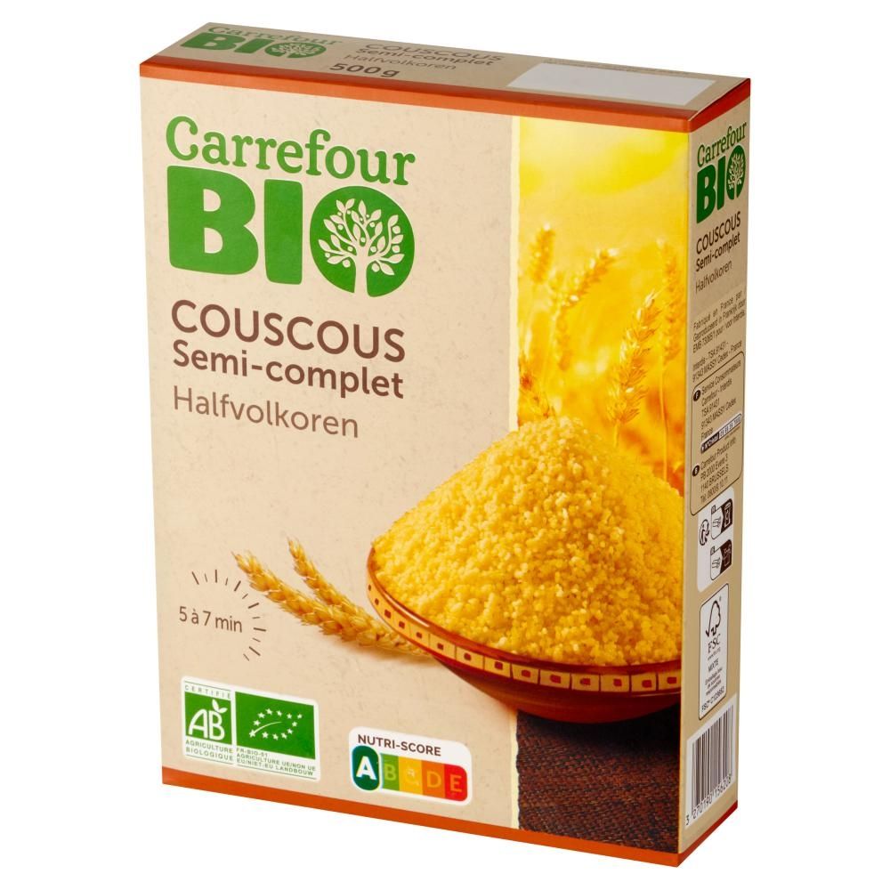 Carrefour Bio Ekologiczna kasza kuskus 500 g