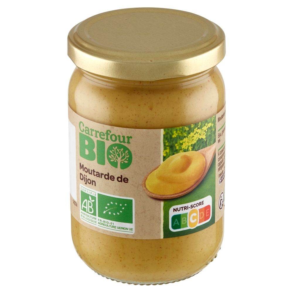 Carrefour Bio Ekologiczna musztarda Dijon 200 g