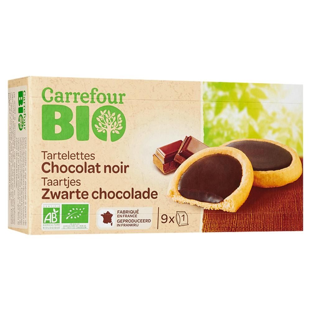 Carrefour Bio Ekologiczne ciastka z czekoladą 125 g