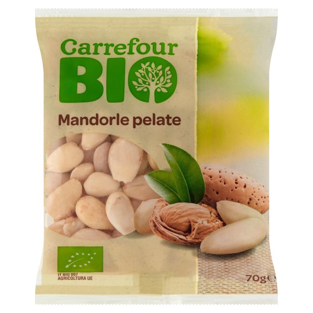 Carrefour Bio Ekologiczne migdały blanszowane 70 g