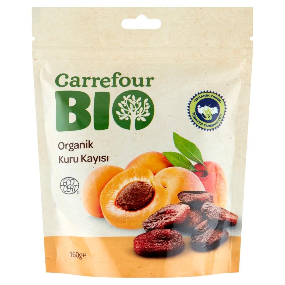 Carrefour Bio Ekologiczne morele suszone na słońcu 160 g