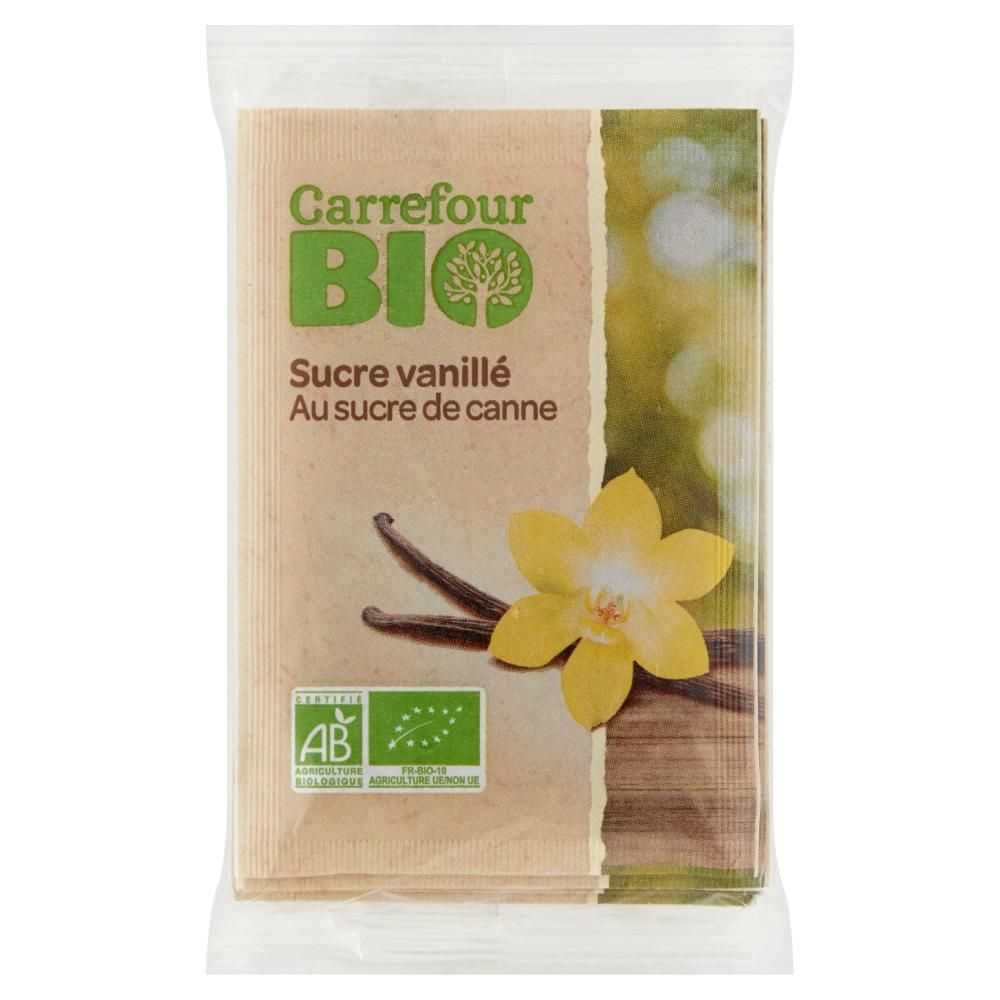 Carrefour Bio Ekologiczny cukier waniliowy 45 g (6 x 7,5 g)