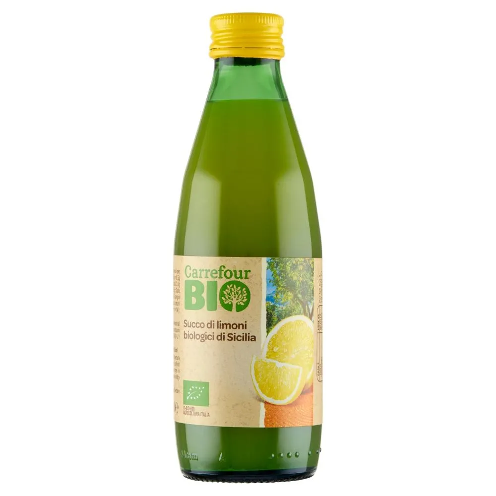 Carrefour Bio Ekologiczny sok cytrynowy 25 cl