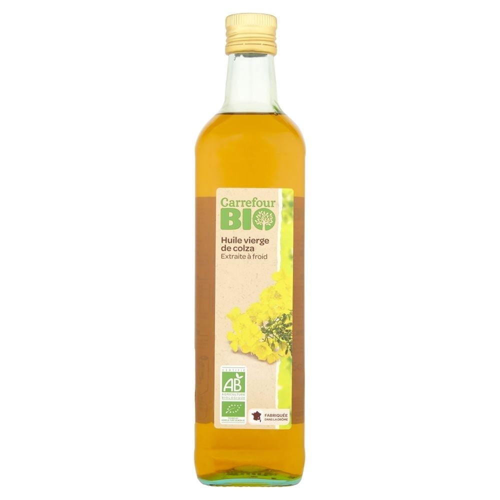 Carrefour Bio Olej rzepakowy 750 ml