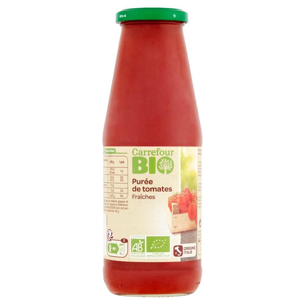 Carrefour Bio Przecier pomidorowy 700 g