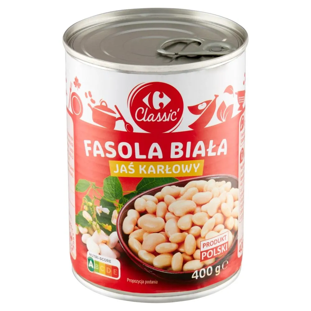 Carrefour Classic Fasola biała Jaś karłowy 400 g