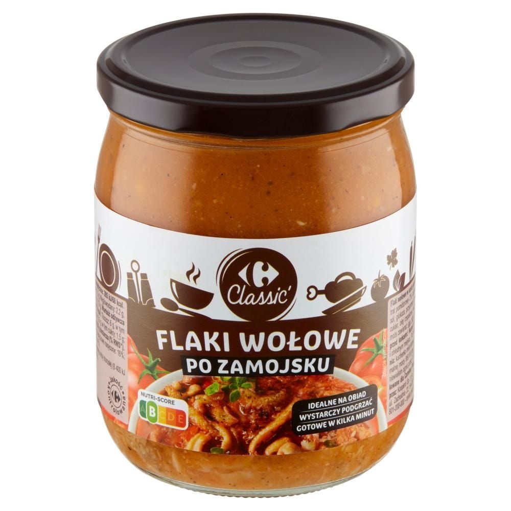 Carrefour Classic Flaki wołowe po zamojsku 500 g