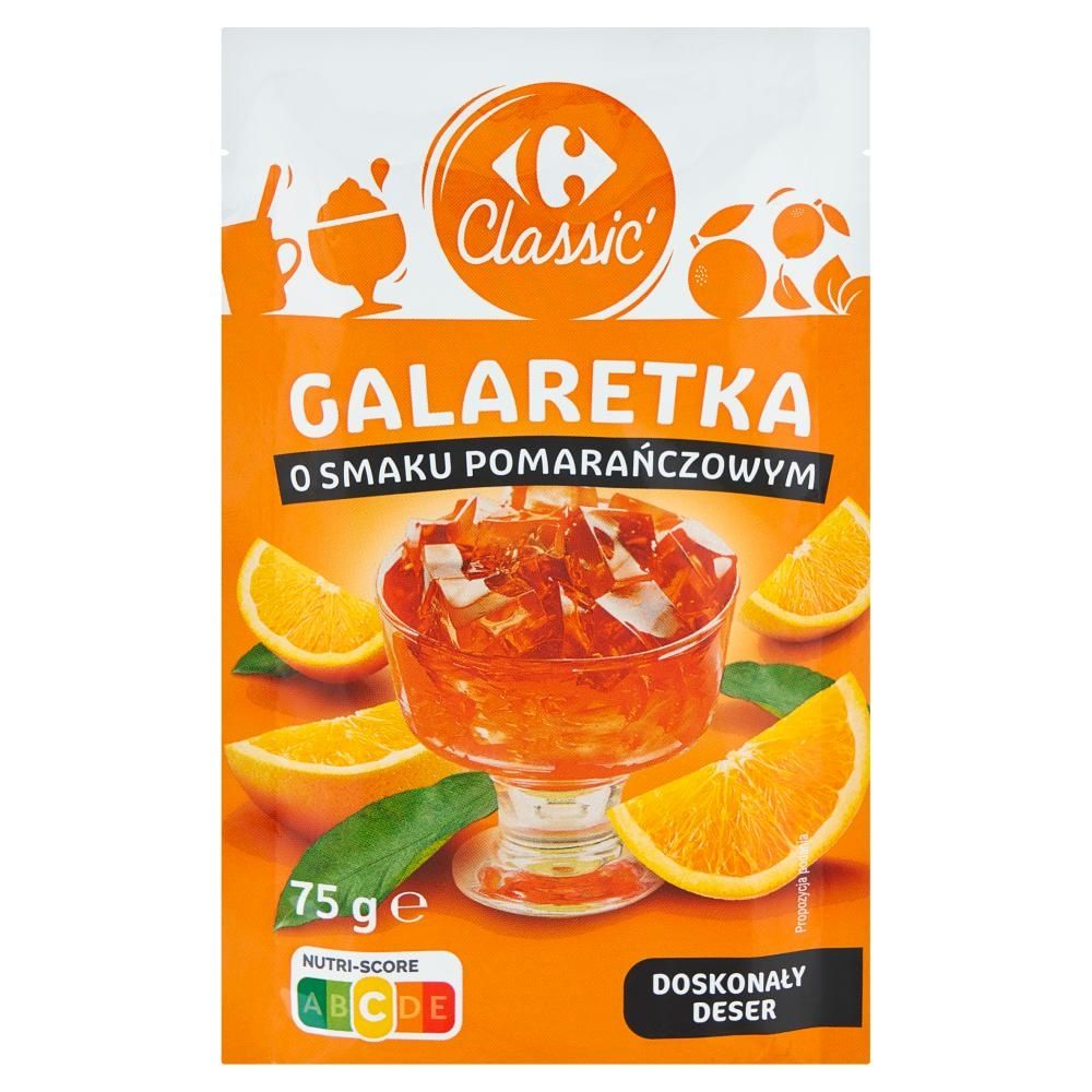 Carrefour Classic Galaretka o smaku pomarańczowym 75 g