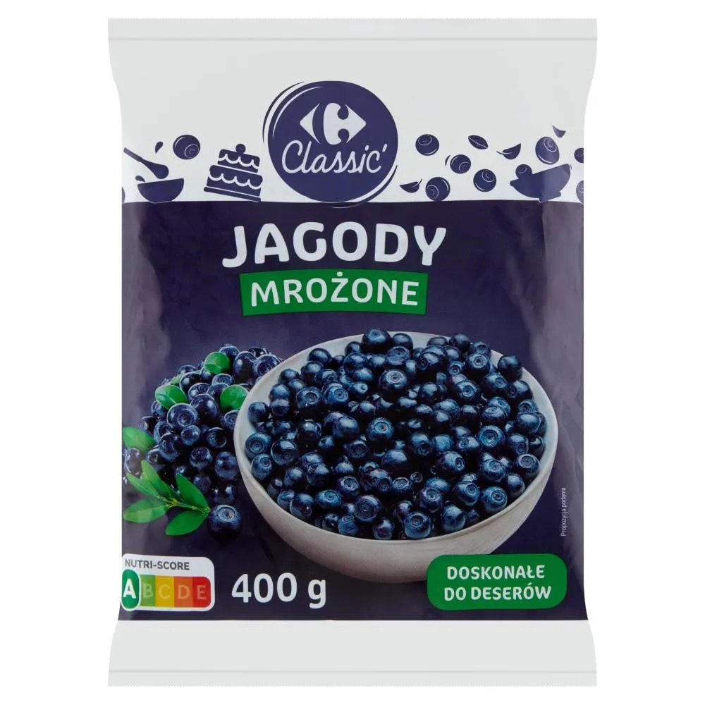 Carrefour Classic Jagody mrożone 400 g