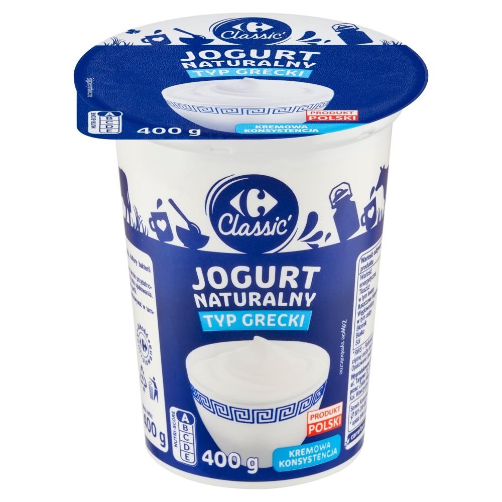 Carrefour Classic Jogurt naturalny typ grecki 400 g