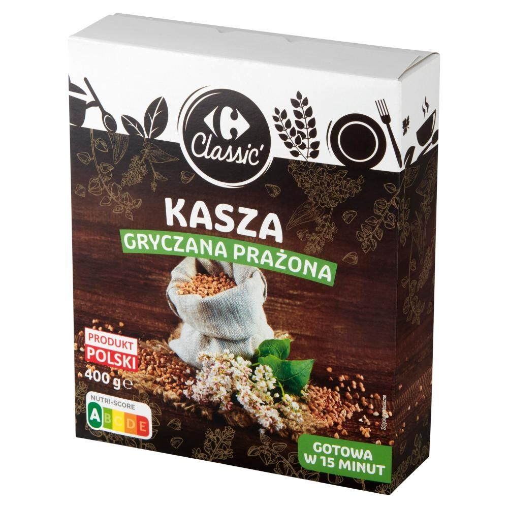 Carrefour Classic Kasza gryczana prażona 400 g (4 x 100 g)