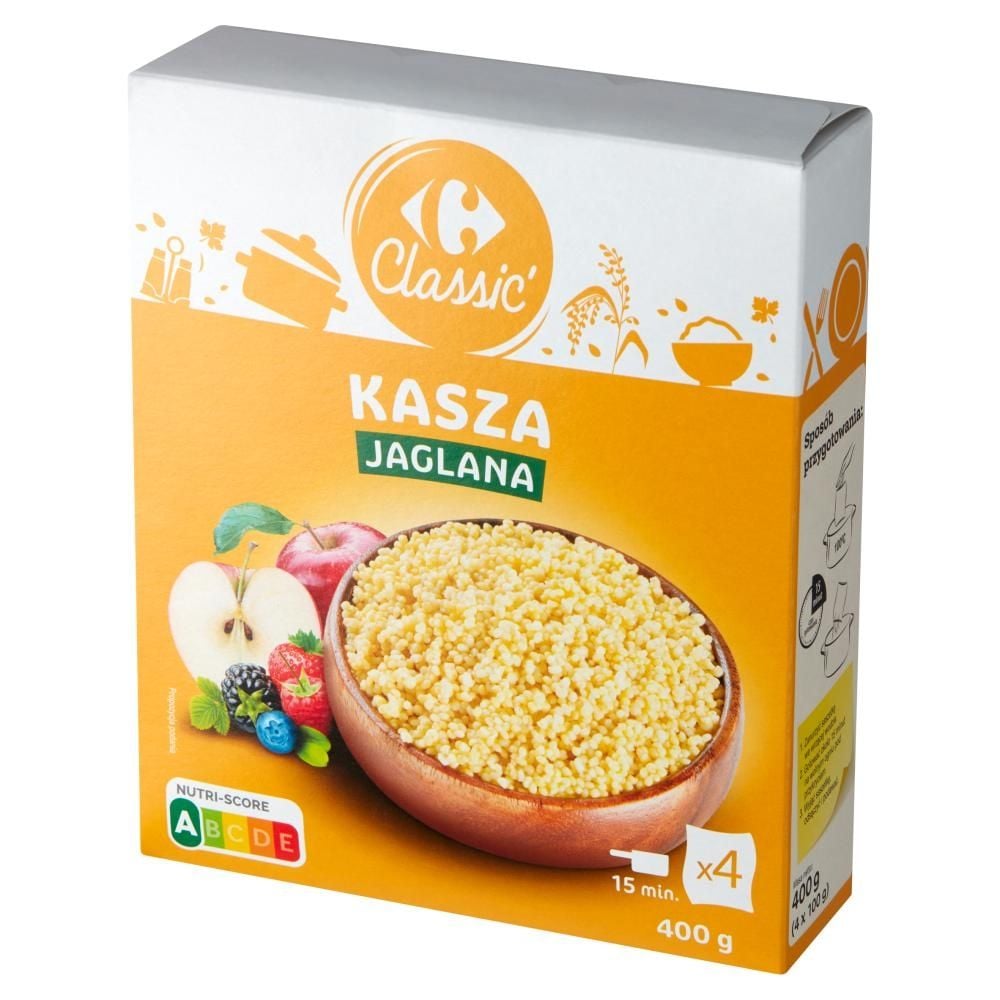 Carrefour Classic Kasza jaglana 400 g (4 x 100 g)