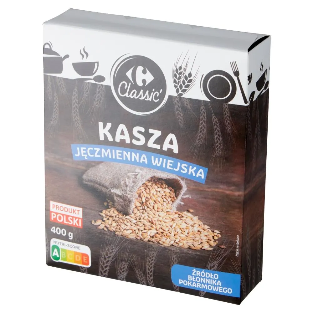 Carrefour Classic Kasza jęczmienna wiejska 400 g (4 x 100 g)