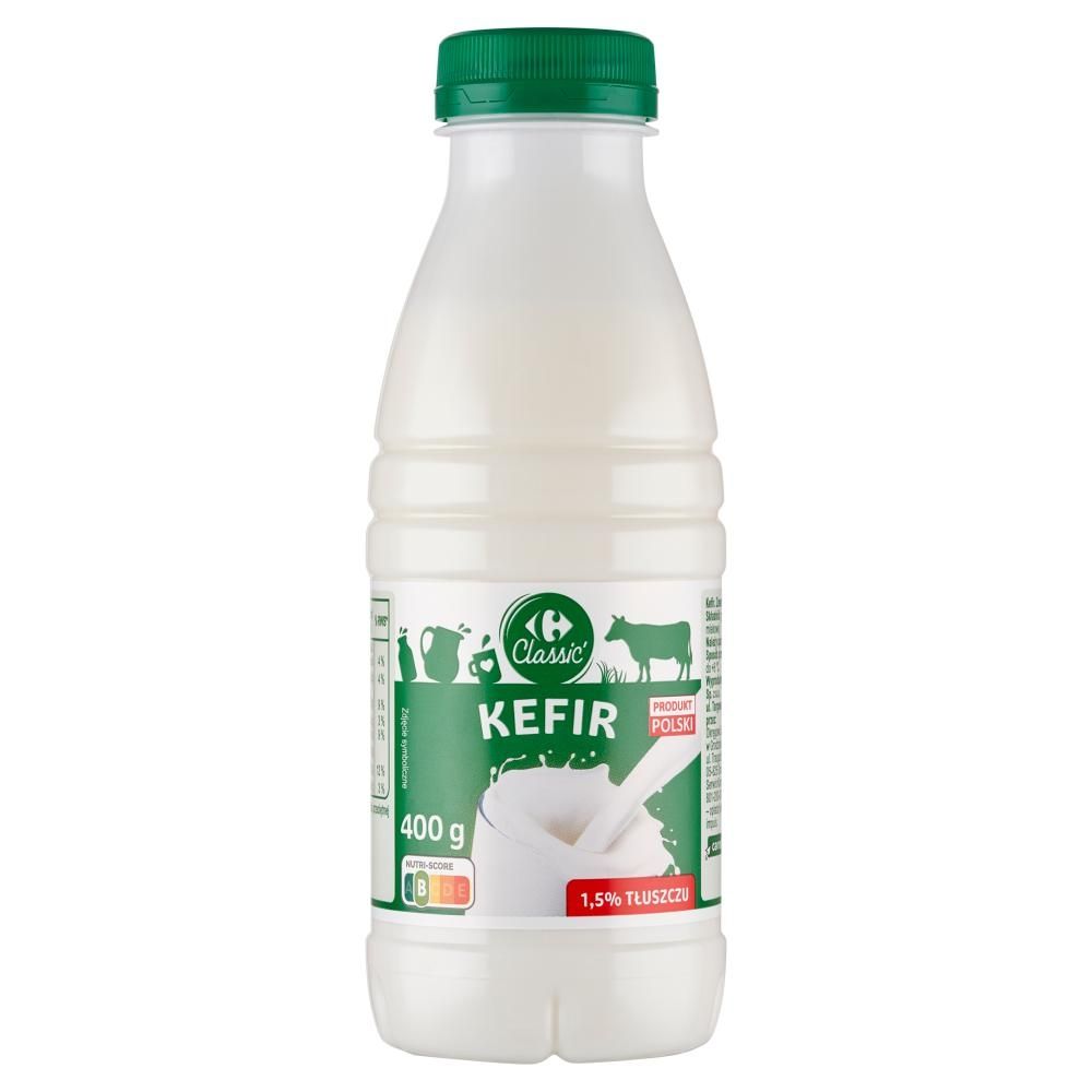 Carrefour Classic Kefir 1,5 % tłuszczu 400 g