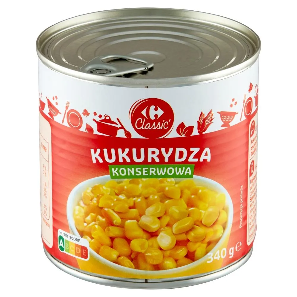 Carrefour Classic Kukurydza konserwowa 340 g