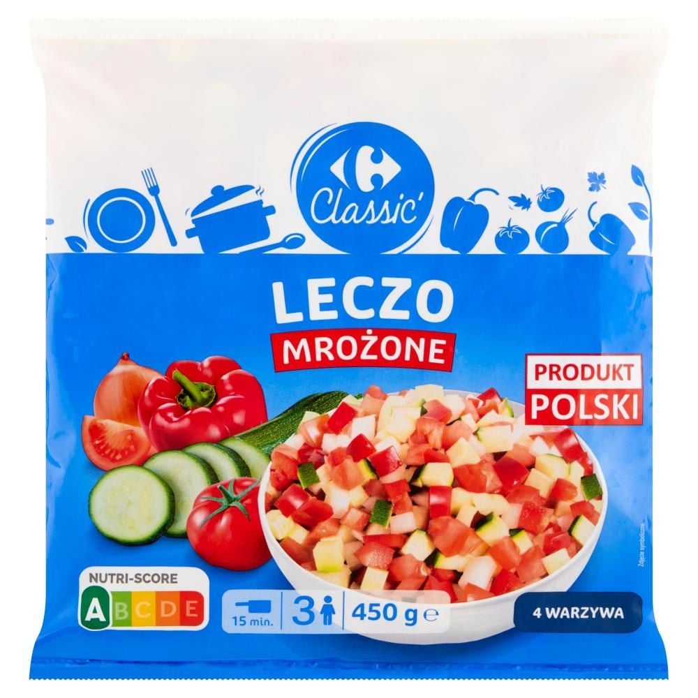 Carrefour Classic Leczo mrożone 450 g